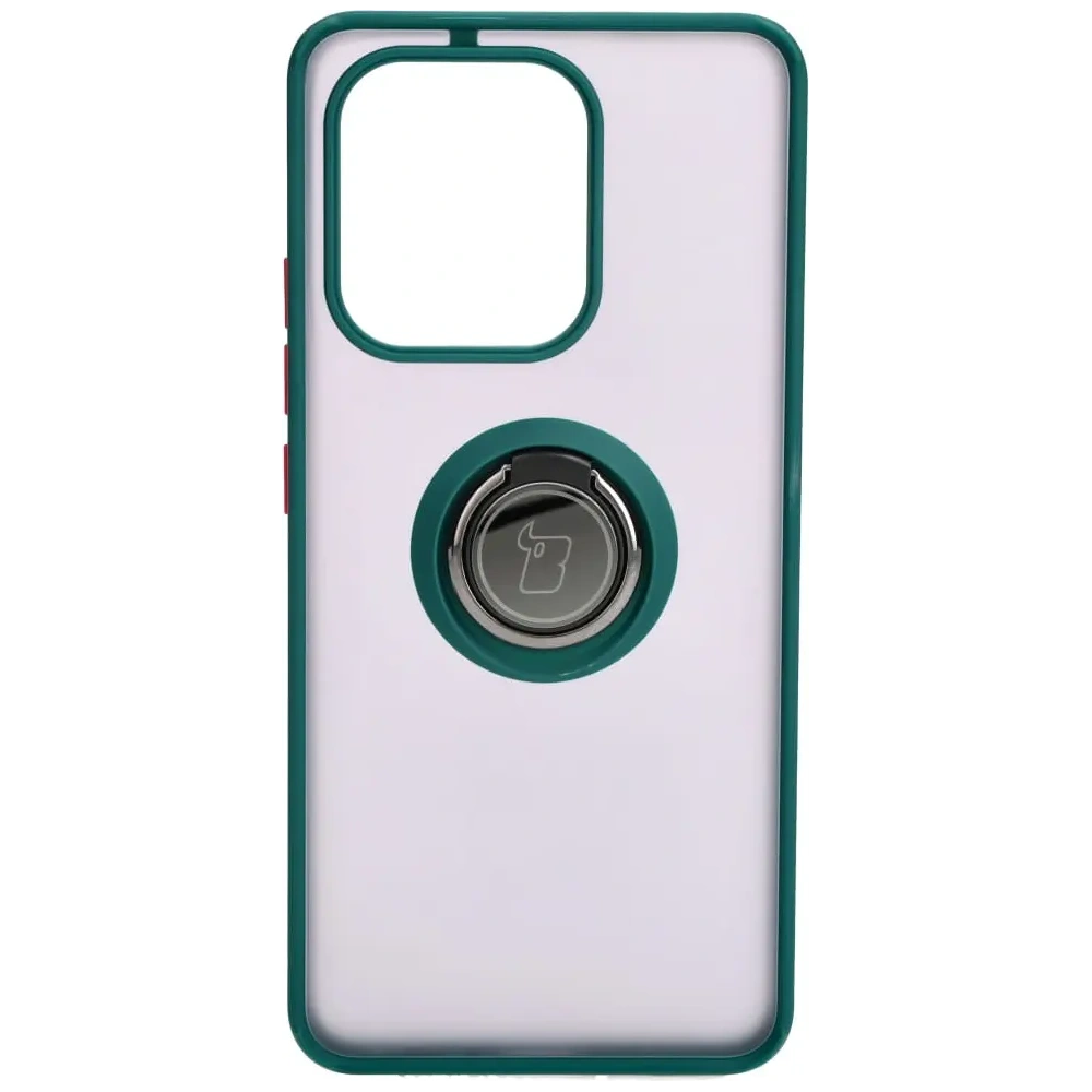 Hurtownia GSM - Bizon Case Hybrid Ring Xiaomi Redmi Note 13 4G füstös sötétzöld kerettel - BIZ5195 - {ean13} - Hurt