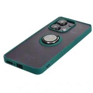 Wholesale Bizon Case Hybrid Ring Xiaomi Redmi Note 13 4G smoky with a dark green frame - BIZ5195 - {ean13} - Hurt