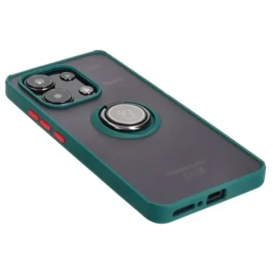 Wholesale Bizon Case Hybrid Ring Xiaomi Redmi Note 13 4G smoky with a dark green frame - BIZ5195 - {ean13} - Hurt