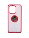 Wholesale Bizon Case Hybrid Ring Xiaomi Redmi Note 13 4G smoky with a red frame - BIZ5196 - {ean13} - Hurt