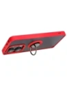 Hurtownia GSM - Bizon Case Hybrid Ring Xiaomi Redmi Note 13 4G füstös piros kerettel - BIZ5196 - {ean13} - Hurt