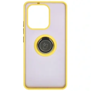 Wholesale Bizon Case Hybrid Ring Xiaomi Redmi Note 13 4G smoky with a yellow frame - BIZ4628 - {ean13} - Hurt