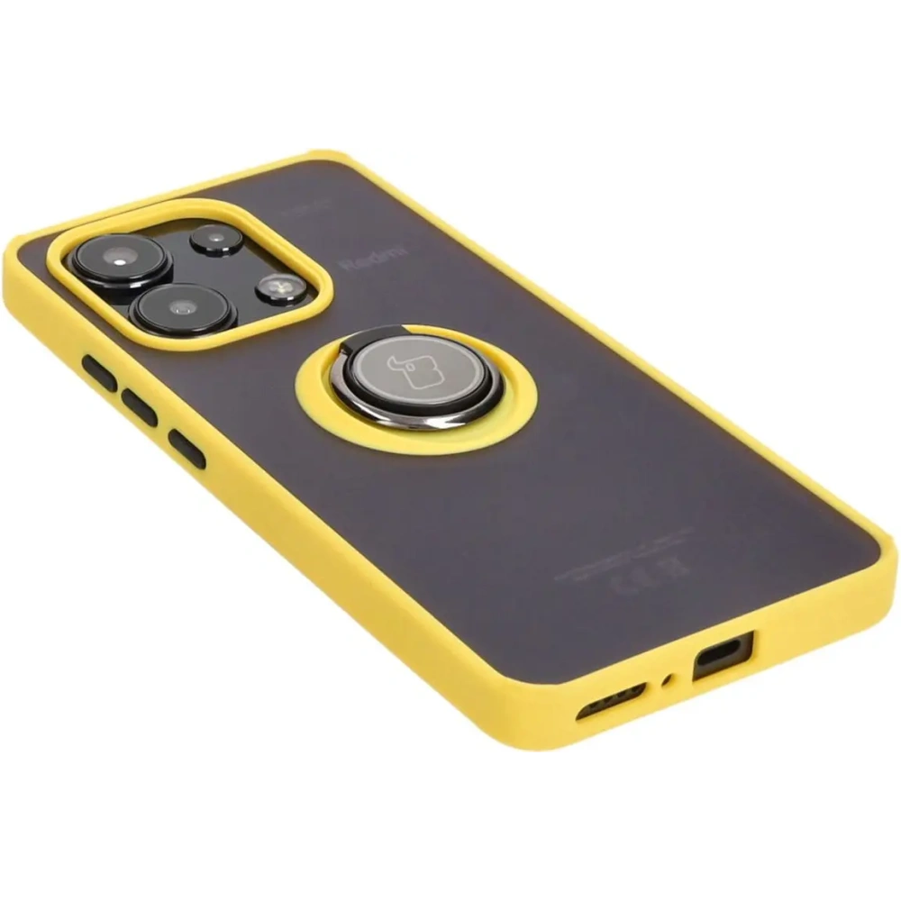 Hurtownia GSM - Bizon Case Hybrid Gyűrű Xiaomi Redmi Note 13 4G füstös sárga kerettel - BIZ4628 - {ean13} - Hurt
