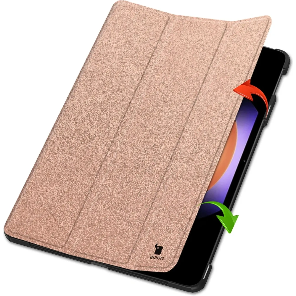 Wholesale Bizon Case Tab Croc Xiaomi Pad 6S Pro rose gold - BIZ5204 - {ean13} - Hurt