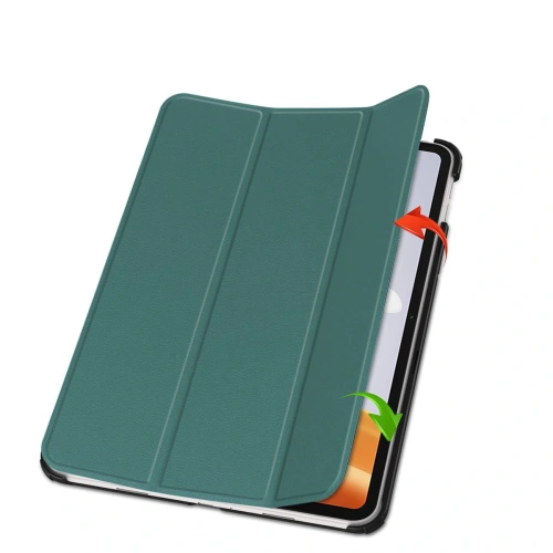 Etui Bizon Case Tab Croc do Oppo Pad Neo ciemnozielone