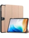 Etui Bizon Case Tab Croc pro Oppo Pad Neo růžovo-zlaté