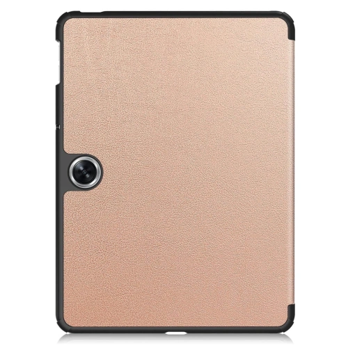 Etui Bizon Case Tab Croc do Oppo Pad Neo różowozłote