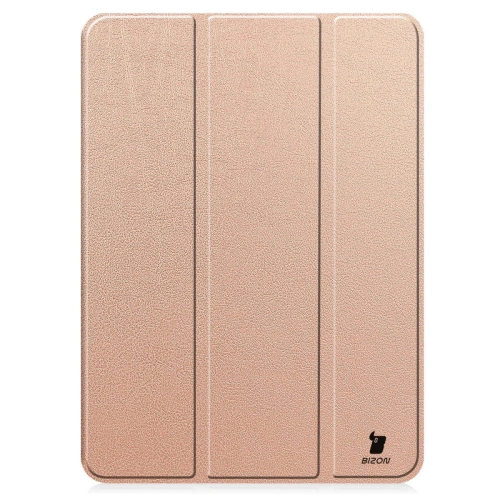 Etui Bizon Case Tab Croc do Oppo Pad Neo różowozłote