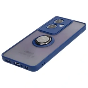 Hurtownia GSM - Bizon Case Hybrid Gyűrű Oppo A79 5G füstös színben, tengerészkék kerettel - BIZ4638 - {ean13} - Hurt