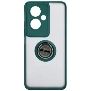 Hurtownia GSM - Bizon Case Hybrid Gyűrű Oppo A79 5G füstös, sötétzöld kerettel - BIZ5210 - {ean13} - Hurt
