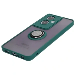 Hurtownia GSM - Bizon Case Hybrid Gyűrű Oppo A79 5G füstös, sötétzöld kerettel - BIZ5210 - {ean13} - Hurt