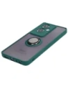 Hurtownia GSM - Bizon Case Hybrid Ring Oppo A79 5G fumuriu cu un cadru verde închis - BIZ5210 - {ean13} - Hurt