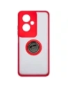 Hurtownia GSM - Bizon Case Hybrid Gyűrű Oppo A79 5G füstös piros kerettel - BIZ5211 - {ean13} - Hurt