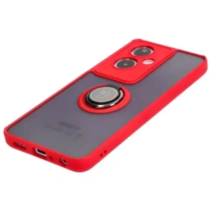 Hurtownia GSM - Bizon Case Hybrid Gyűrű Oppo A79 5G füstös piros kerettel - BIZ5211 - {ean13} - Hurt