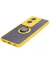 Wholesale Bizon Case Hybrid Ring Oppo A79 5G smoky with a yellow frame - BIZ5213 - {ean13} - Hurt
