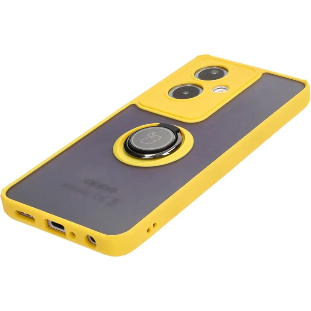 Hurtownia GSM - Bizon Case Hybrid Gyűrű Oppo A79 5G füstös sárga kerettel - BIZ5213 - {ean13} - Hurt