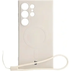 Hurtownia GSM - Bizon Case Silicone Magnetic Sq Samsung Galaxy S24 Ultra beige - BIZ5215 - {ean13} - Hurt
