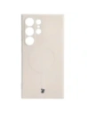 Hurtownia GSM - Etui Bizon Case Silicone Magnetic Sq do Samsung Galaxy S24 Ultra beżowe - BIZ5215 - {ean13} - Hurt