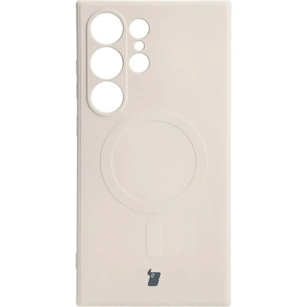 Hurtownia GSM - Caz de silicon Bizon Magnetic Sq Samsung Galaxy S24 Ultra bej - BIZ5215 - {ean13} - Hurt