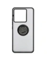 Hurtownia GSM - Etui s úchytem na prst Bizon Case Hybrid Ring pro Xiaomi Poco X6 / Xiaomi Redmi Note 13 Pro 5G kouřové s černým rámečkem - BIZ4645 - {ean13} - Hurt