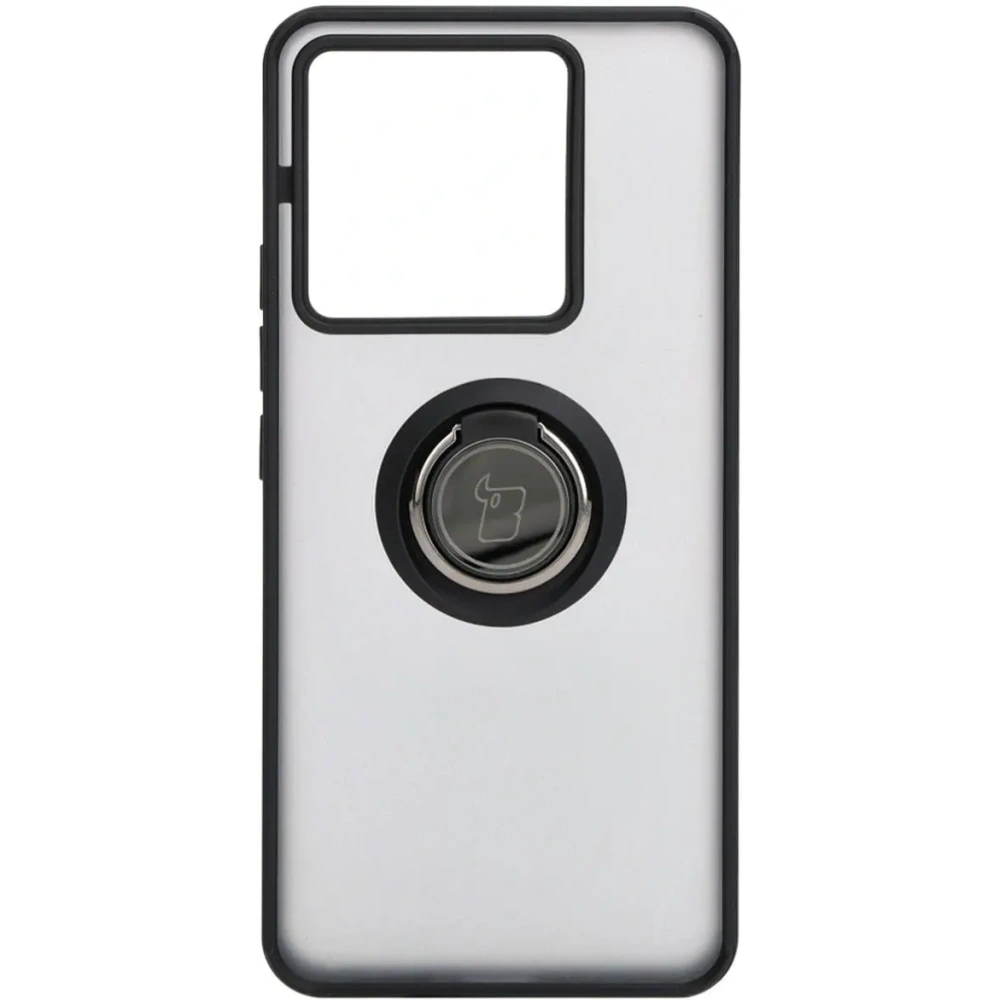 Hurtownia GSM - Bizon Case Hybrid Ring Xiaomi Poco X6 / Xiaomi Redmi Note 13 Pro 5G füstös fekete kerettel - BIZ4645 - {ean13} - Hurt