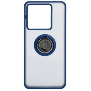 Hurtownia GSM - Bizon Case Hybrid Ring Xiaomi Poco X6 / Xiaomi Redmi Note 13 Pro 5G rauchig mit einem navyblauen Rahmen - BIZ5217 - {ean13} - Hurt