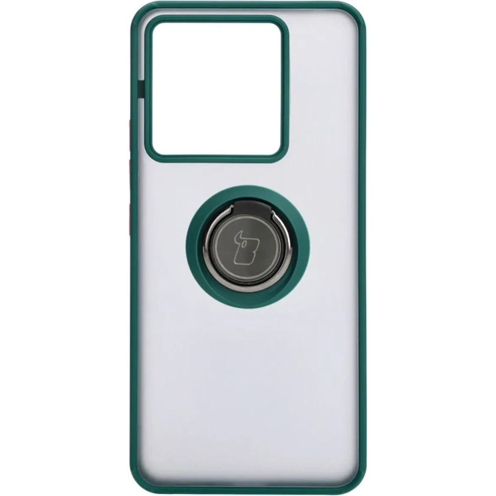 Hurtownia GSM - Bizon Case Hybrid Ring Xiaomi Poco X6 / Xiaomi Redmi Note 13 Pro 5G füstös sötétzöld kerettel - BIZ5218 - {ean13} - Hurt