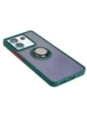 Hurtownia GSM - Bizon Case Hybrid Ring Xiaomi Poco X6 / Xiaomi Redmi Note 13 Pro 5G füstös sötétzöld kerettel - BIZ5218 - {ean13} - Hurt