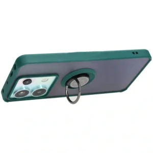 Hurtownia GSM - Bizon Case Hybrid Ring Xiaomi Poco X6 / Xiaomi Redmi Note 13 Pro 5G rauchig mit einem dunkelgrünen Rahmen - BIZ5218 - {ean13} - Hurt