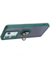 Hurtownia GSM - Bizon Case Hybrid Ring Xiaomi Poco X6 / Xiaomi Redmi Note 13 Pro 5G fumuriu cu un cadru verde închis - BIZ5218 - {ean13} - Hurt