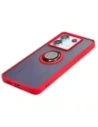 Hurtownia GSM - Bizon Case Hybrid Ring Xiaomi Poco X6 / Xiaomi Redmi Note 13 Pro 5G rauchig mit einem roten Rahmen - BIZ5219 - {ean13} - Hurt