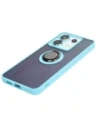 Hurtownia GSM - Bizon Case Hybrid Ring Xiaomi Poco X6 / Xiaomi Redmi Note 13 Pro 5G fumuriu cu un cadru albastru deschis - BIZ4649 - {ean13} - Hurt