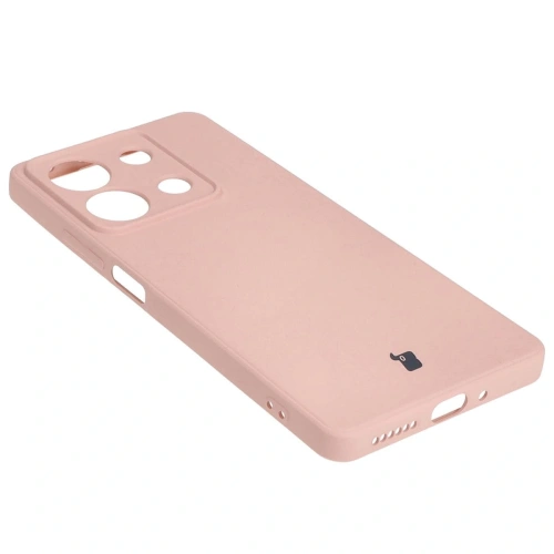 Etui Bizon Case Silicone Sq do Xiaomi Redmi Note 13 5G jasnoróżowe