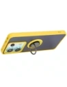 Wholesale Bizon Case Hybrid Ring Xiaomi Poco X6 / Xiaomi Redmi Note 13 Pro 5G smoky with a yellow frame - BIZ5222 - {ean13} - Hurt