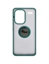 Hurtownia GSM - Etui z uchwytem na palec Bizon Case Hybrid Ring do Xiaomi Redmi Note 13 Pro+ 5G zakouřené s tmavě zeleným rámečkem - BIZ5224 - {ean13} - Hurt