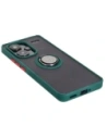 Hurtownia GSM - Etui z uchwytem na palec Bizon Case Hybrid Ring do Xiaomi Redmi Note 13 Pro+ 5G zakouřené s tmavě zeleným rámečkem - BIZ5224 - {ean13} - Hurt