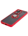 Hurtownia GSM - Bizon Case Hybrid Ring Xiaomi Redmi Note 13 Pro+ 5G füstös piros kerettel - BIZ4654 - {ean13} - Hurt