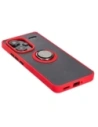 Hurtownia GSM - Bizon Case Hybrid Ring Xiaomi Redmi Note 13 Pro+ 5G füstös piros kerettel - BIZ4654 - {ean13} - Hurt