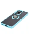 Hurtownia GSM - Bizon Case Hybrid Ring Xiaomi Redmi Note 13 Pro+ 5G fumuriu cu un cadru albastru deschis - BIZ4655 - {ean13} - Hurt