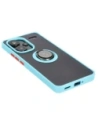 Hurtownia GSM - Bizon Case Hybrid Ring Xiaomi Redmi Note 13 Pro+ 5G fumuriu cu un cadru albastru deschis - BIZ4655 - {ean13} - Hurt