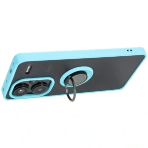 Wholesale Bizon Case Hybrid Ring Xiaomi Redmi Note 13 Pro+ 5G smoky with a light blue frame - BIZ4655 - {ean13} - Hurt
