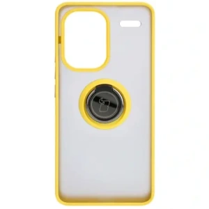 Hurtownia GSM - Bizon Case Hybrid Ring Xiaomi Redmi Note 13 Pro+ 5G füstös sárga kerettel - BIZ4656 - {ean13} - Hurt