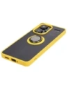 Wholesale Bizon Case Hybrid Ring Xiaomi Redmi Note 13 Pro+ 5G smoky with a yellow frame - BIZ4656 - {ean13} - Hurt