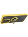 Wholesale Bizon Case Hybrid Ring Xiaomi Redmi Note 13 Pro+ 5G smoky with a yellow frame - BIZ4656 - {ean13} - Hurt