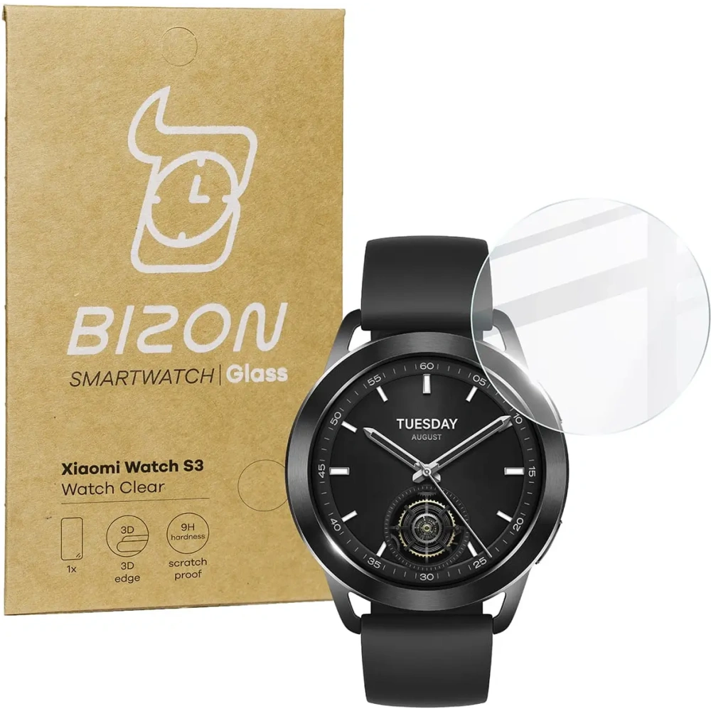 Hurtownia GSM - Bizon Ceas din Sticlă Clar Xiaomi Ceas S3 - BIZ5230 - {ean13} - Hurt