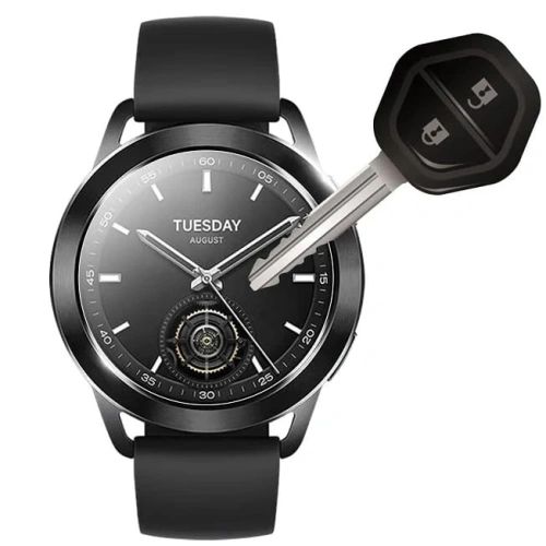 Szkło hartowane Bizon Glass Watch Clear do Xiaomi Watch S3