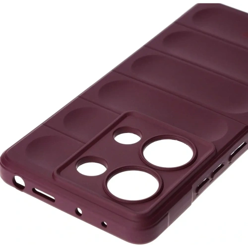 Pancerne etui Bizon Case Tur do Xiaomi Poco M6 Pro 4G / Xiaomi Redmi Note 13 Pro 4G / LTE / 14S ciemnofioletowe