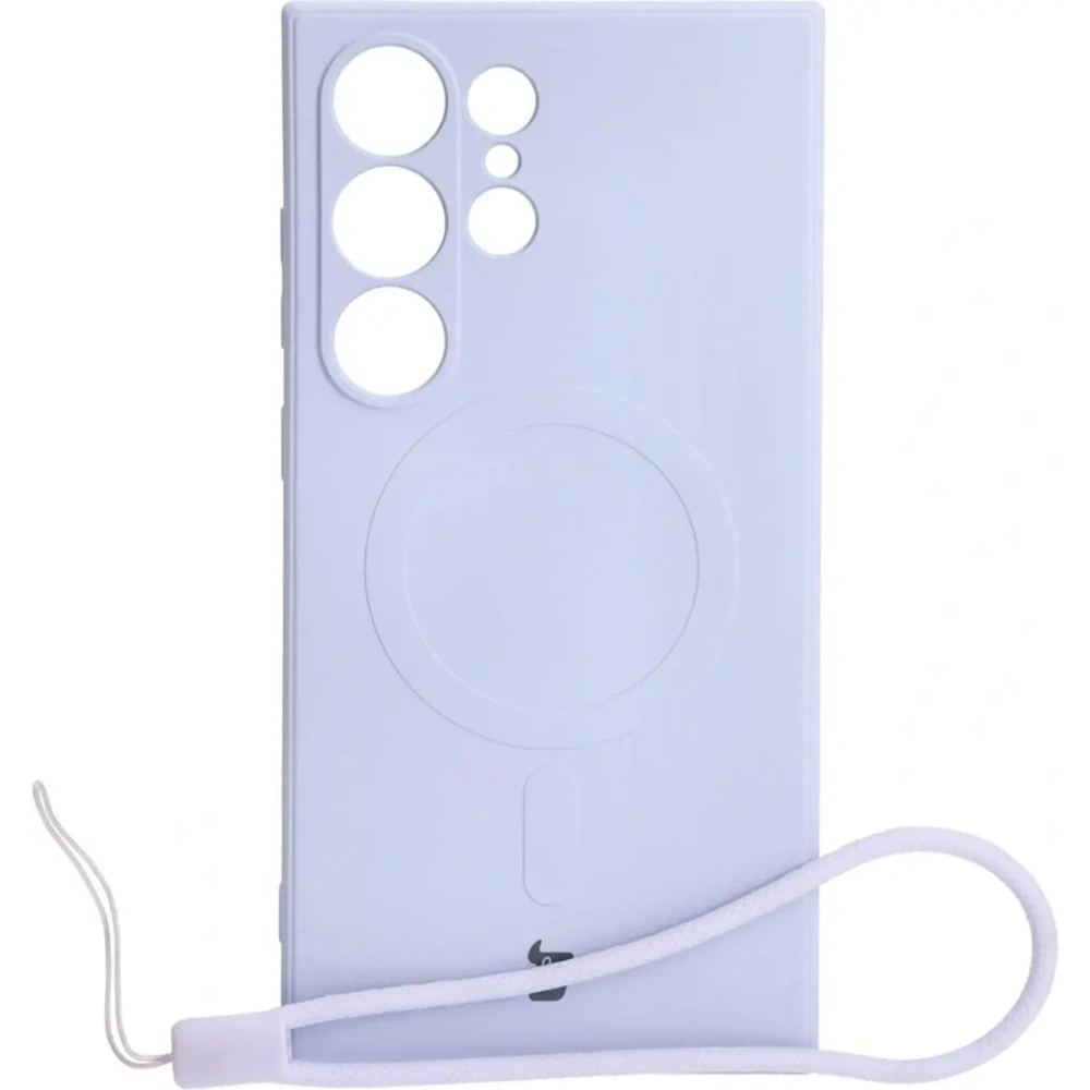 Hurtownia GSM - Bizon Carcasă din silicon Magnetic Sq Samsung Galaxy S24 Ultra mov deschis - BIZ4665 - {ean13} - Hurt
