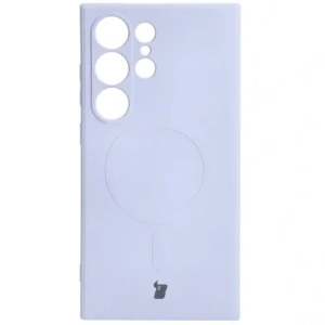 Hurtownia GSM - Bizon Carcasă din silicon Magnetic Sq Samsung Galaxy S24 Ultra mov deschis - BIZ4665 - {ean13} - Hurt