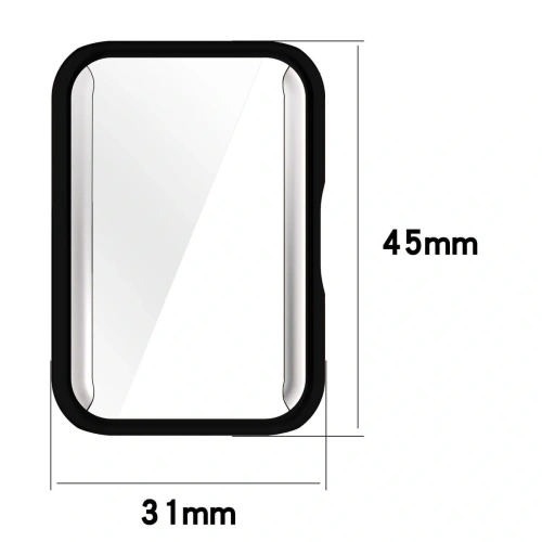 Etui z osłoną ekranu Bizon Case Watch Felipe do Samsung Galaxy Fit 3 czarne